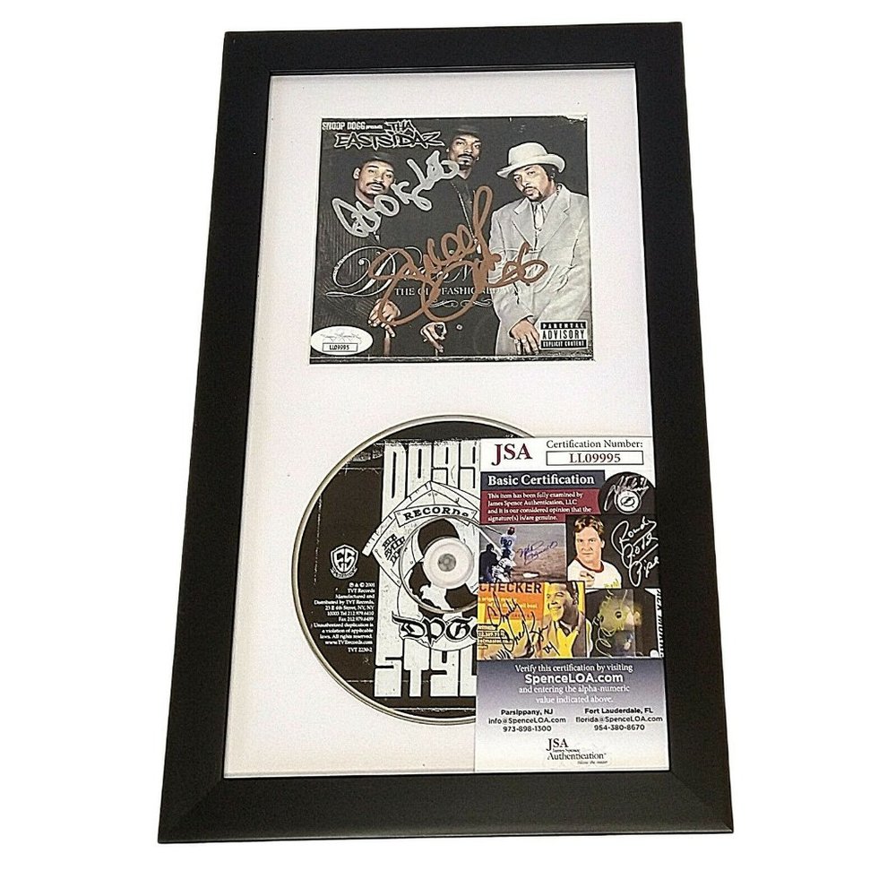 Snoop Dogg Goldie Loc Signed Eastsidaz Old Fashioned Way CD Framed JSA Autograph